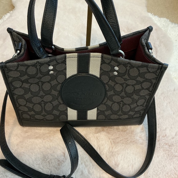 COACH Black Monogram 3 Way Bag. - Picture 1 of 4
